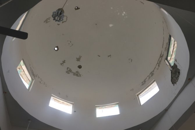 Resulayn’da Ypg/pkk’nın Saldırdığı Cami Görüntülendi