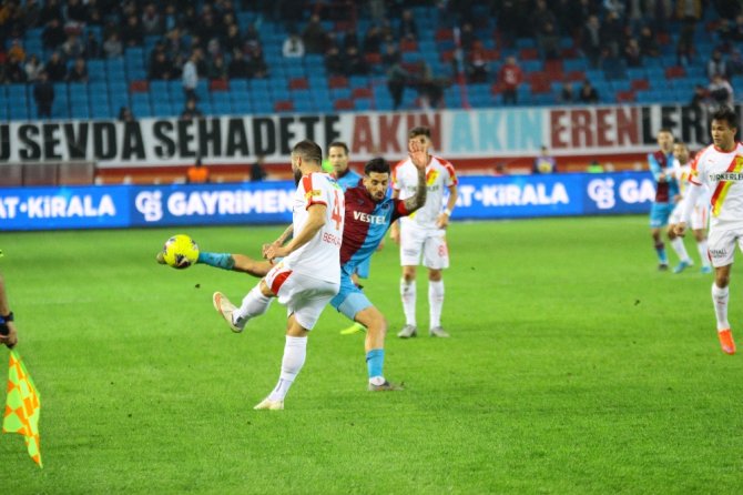 Trabzonspor Evinde Kaybetti
