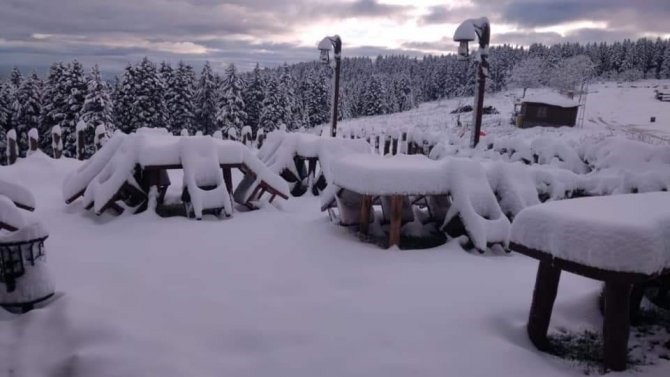 Giresun’da Yaylalar Beyaza Büründü