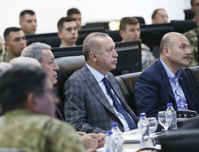 Cumhurbaşkanı Erdoğan Barış Pınarı Harekatı İle İlgili Brifing Aldı