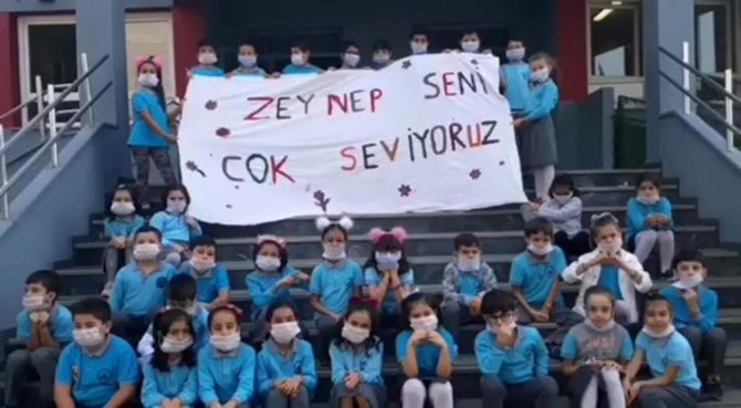 Lösemi Hastası Küçük Kıza Arkadaşlarından Ağlatan Sürpriz