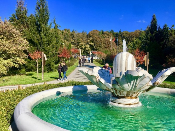 Atatürk Arboretumu’nda Sonbahar Manzaraları Havadan Görüntülendi