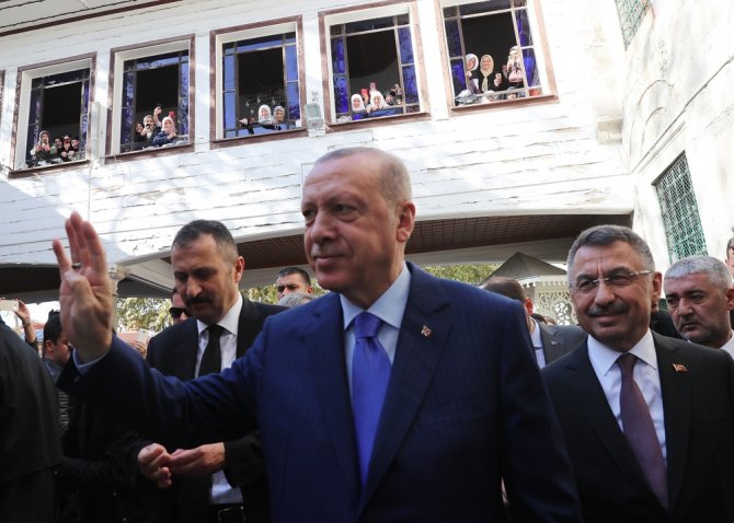Cumhurbaşkanı Erdoğan, Cuma Namazını Eyüpsultan Camii’nde Kıldı