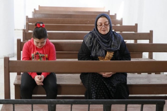 Tel Abyad’da Türkiye’nin Onardığı Ermeni Kilisesi İbadete Açıldı