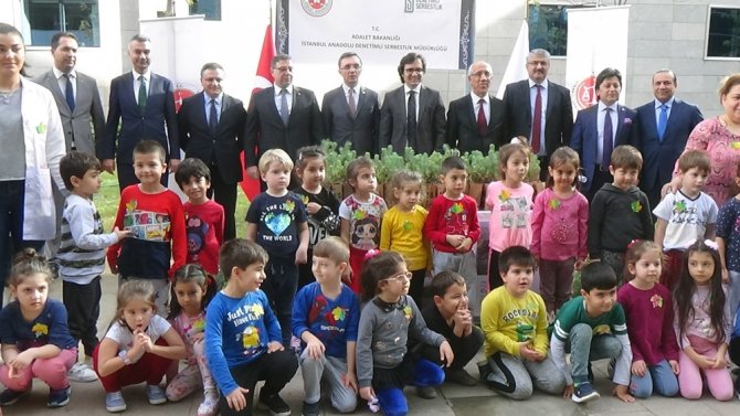 Anadolu Adalet Sarayı’nda 500 Fidan Toprakla Buluştu