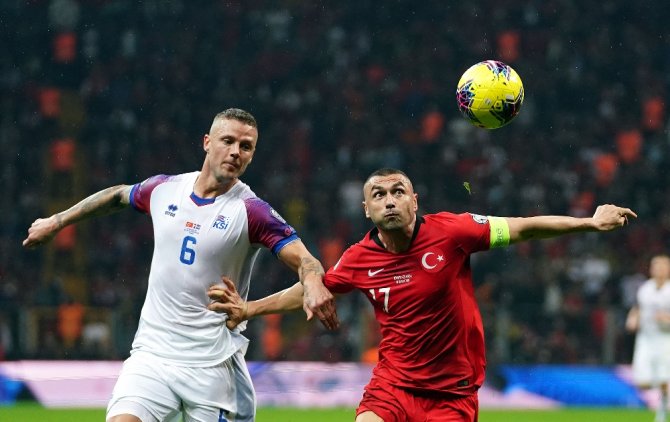 2020 Avrupa Futbol Şampiyonası Elemeleri: Türkiye: 0 - İzlanda: 0 (İlk Yarı)