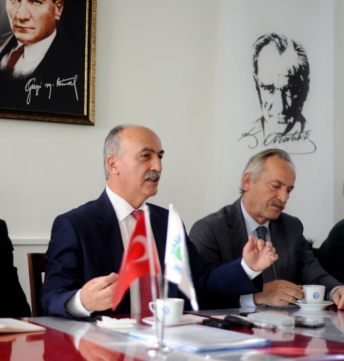 Grü Rektörü Prof. Dr. Yılmaz Can, Basın Mensupları İle Bir Araya Geldi