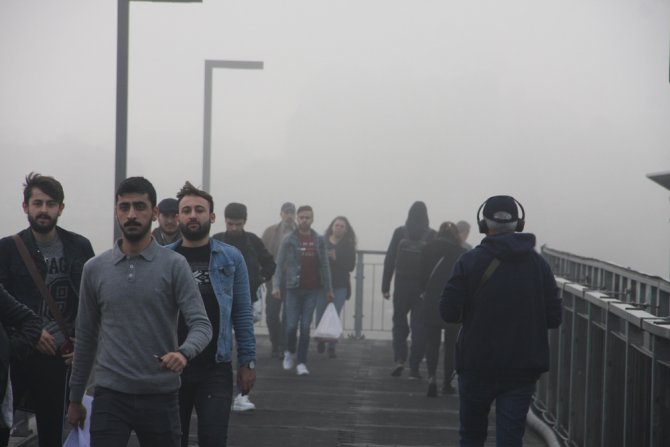 İstanbul’da Yoğun Sis Etkili Oluyor