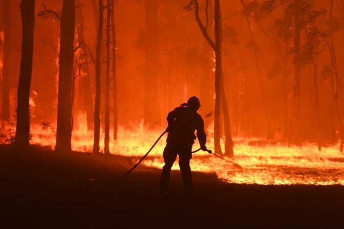 Avustralya’da Orman Yangınları Güneye Doğru İlerliyor