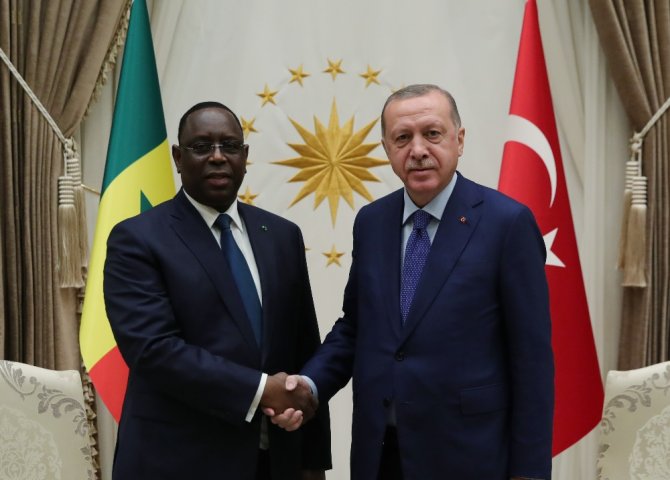 Cumhurbaşkanı Erdoğan, Senegal Cumhurbaşkanı İle Bir Araya Geldi