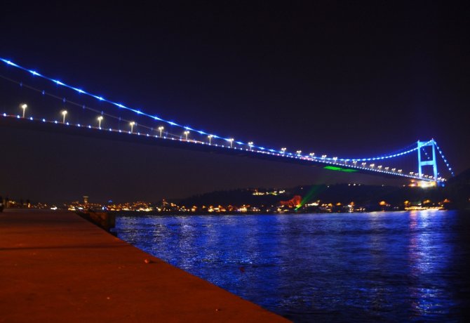 İstanbul’un Simgeleri, Çocuklar İçin Maviye Büründü
