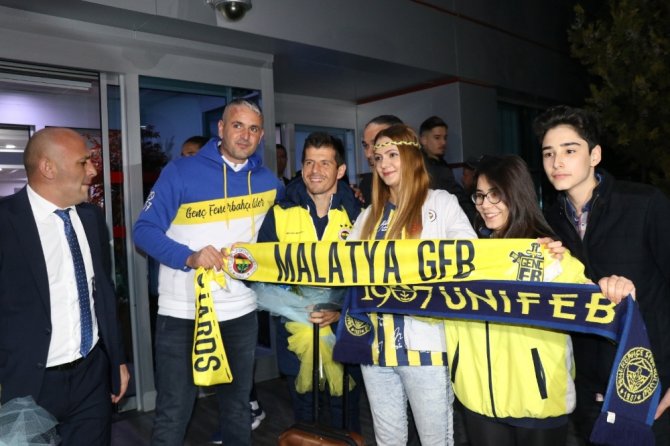 Fenerbahçe’ye Malatya’da Coşkulu Karşılama