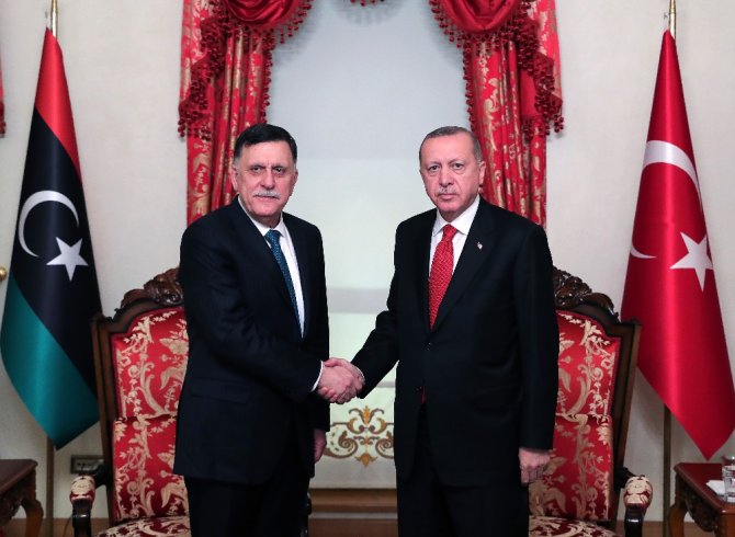 Cumhurbaşkanı Erdoğan’ın Sarraj’ı Kabulü Sona Erdi