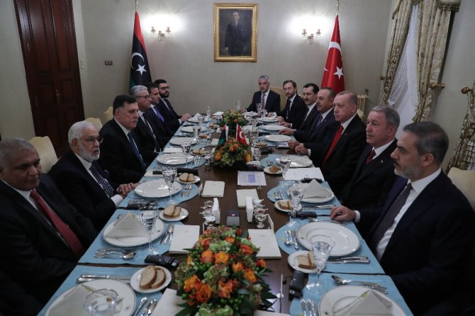 Cumhurbaşkanı Erdoğan’ın Sarraj’ı Kabulü Sona Erdi