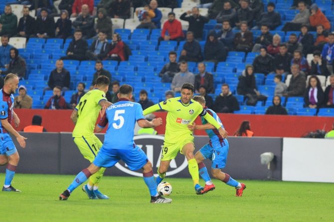 Uefa Avrupa Ligi: Trabzonspor: 0 - Getafe: 1 (Maç Sonucu)