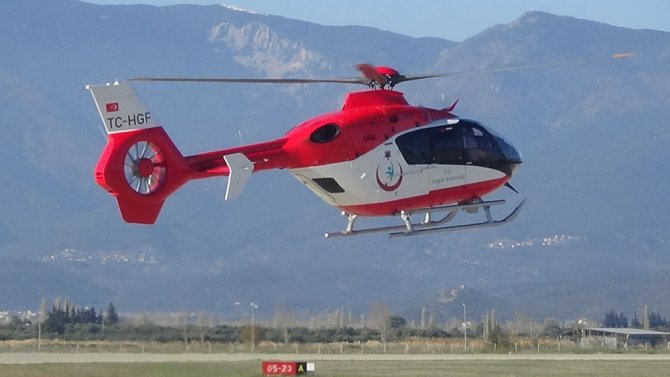 Septik Şok Geçiren Hastaya Helikopter Ambulans İle Sevk
