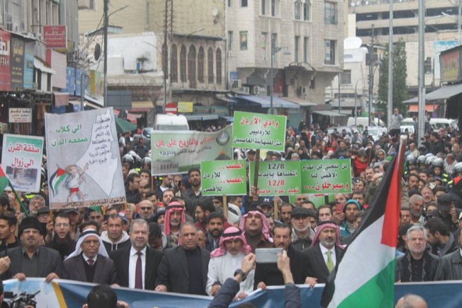 Ürdün’de İsrail Karşıtı Protesto