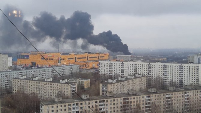 Rusya’da Sanayi Sitesinde Büyük Yangın