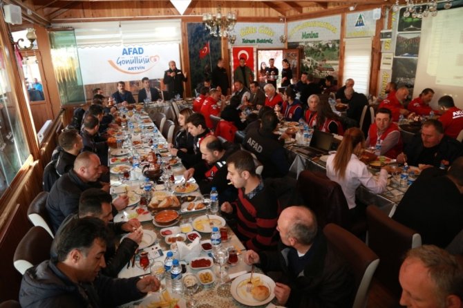 Artvin’de Afad Gönüllüleri Buluştu