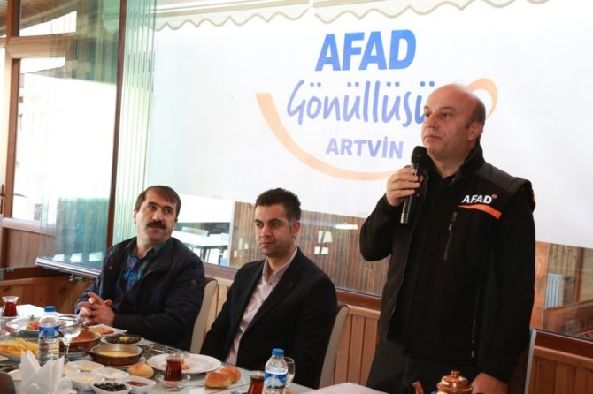 Artvin’de Afad Gönüllüleri Buluştu