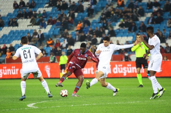Ziraat Türkiye Kupası: Trabzonspor: 0 - Altay: 0 (İlk Yarı)