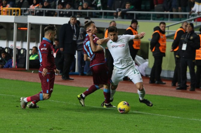 Süper Lig: Konyaspor: 0 - Trabzonspor: 1 (Maç Sonucu)