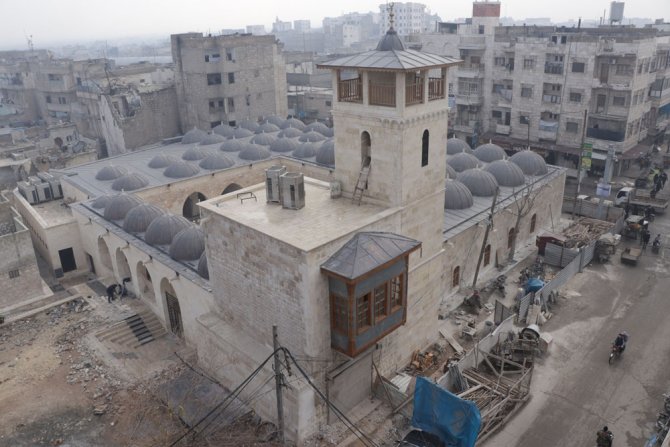 Deaş’ın Yıktığı El Bab Ulu Camii Restorasyonunda Sona Gelindi