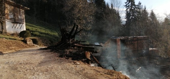 Çıkan Yangında 100 Yıllık Hatıralar Da Yandı