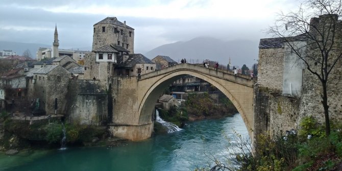 Tarihi Mostar Mostar’dan Kartpostallık Görüntüler
