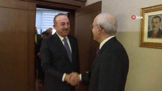 Bakan Çavuşoğlu, Kılıçdaroğlu İle Libya Tezkeresini Görüştü