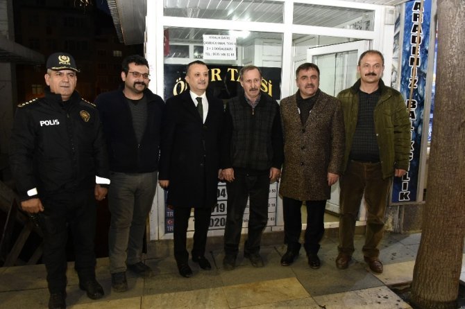 Gümüşhane Protokolünden Yeni Yıl Ziyaretleri