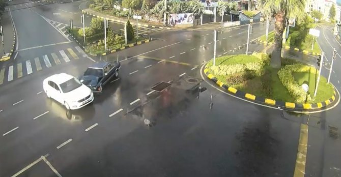 Trabzon’da Sürücülerin Işık İhlalleri Kameralara Yansıdı