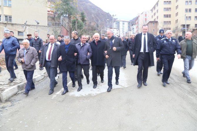 Artvin’de Doğalgaz Kazı Çalışmaları Durduruldu