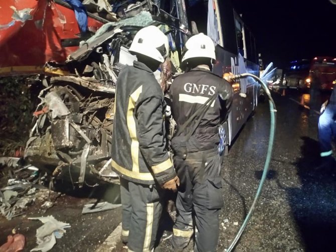 Gana’da Feci Otobüs Kazası: 34 Ölü, 54 Yaralı