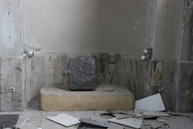 Tarihi İdlib Müzesi Bombaların Hedefi Oldu