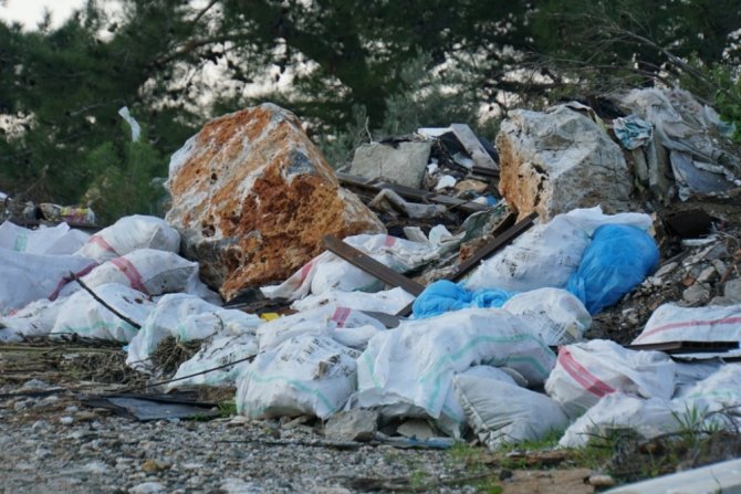 Ormandan Çıkan 65 Ton Çöp Görenleri Şok Etti