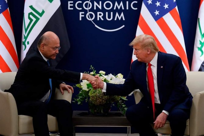 Trump, Irak Cumhurbaşkanı Salih Ve Ikby Başkanı Barzani İle Görüştü