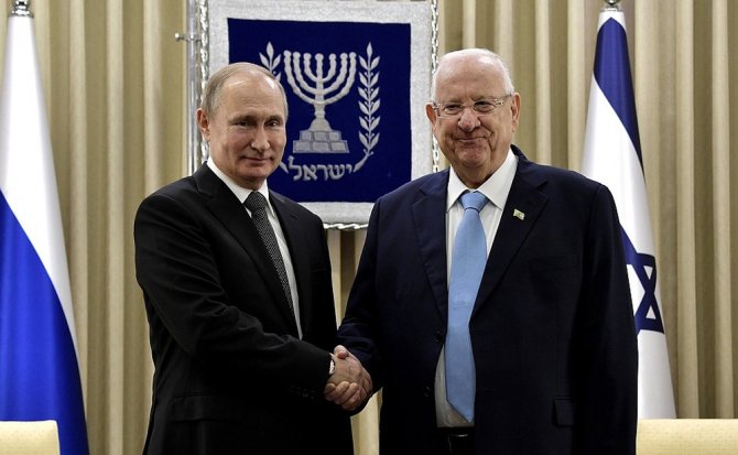 Putin, İsrail’de Başbakan Netanyahu Ve Cumhurbaşkanı Rivlin İle Görüştü