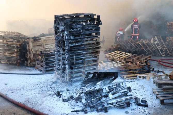 Sakarya’da Palet Fabrikasında Yangın: 2 Kişi Dumandan Etkilendi