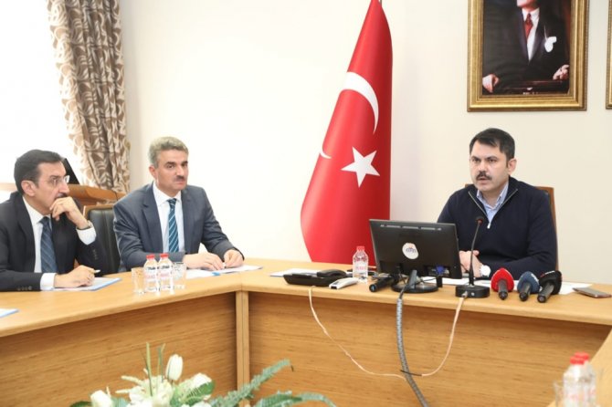 Bakan Kurum Malatya’da İncelemelerde Bulundu
