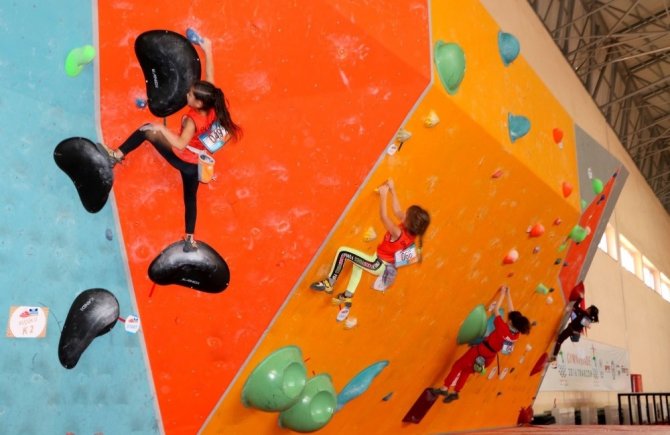 Spor Tırmanış Boulder/hız 1. Bölge Şampiyonası Tamamlandı