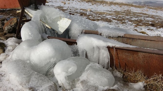 Ardahan’da Soğuk Hava, Göle Eksi 20 Derece