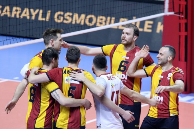 2020 Erkekler Cev Kupası: Galatasaray Hdı Sigorta: 3 - C.s.m. Arcada Galati: 0