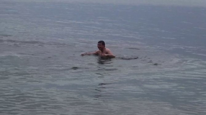Sinop’ta Kış Günü Deniz Keyfi