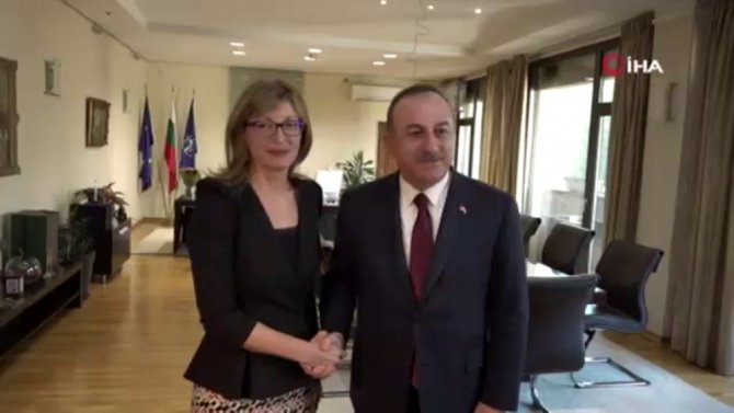Bakan Çavuşoğlu, Bulgar Mevkidaşı Zaharieva İle Görüştü
