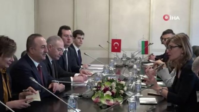 Bakan Çavuşoğlu, Bulgar Mevkidaşı Zaharieva İle Görüştü