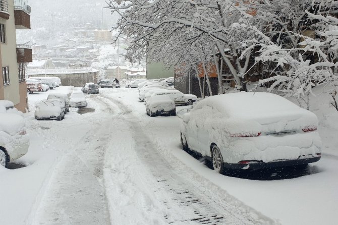 Gümüşhane’de Kar Yağışı
