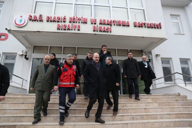 Bakan Soylu, Konteyner Kent Kurulacak Alanı İnceledi