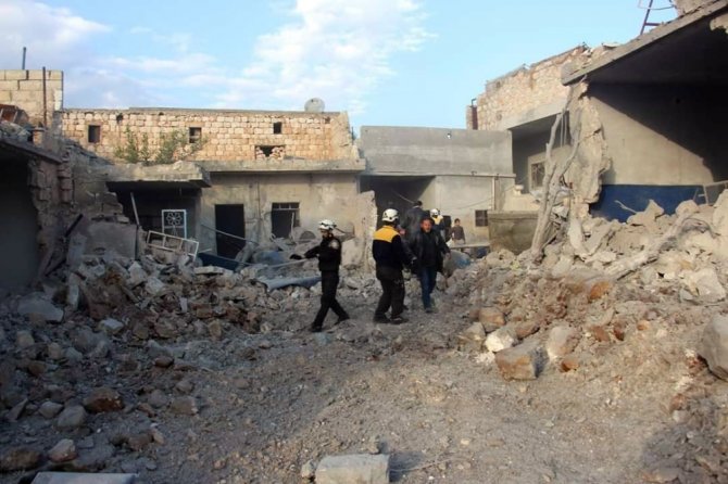 Esad Rejiminden Halep’e Hava Saldırısı: 5 Ölü