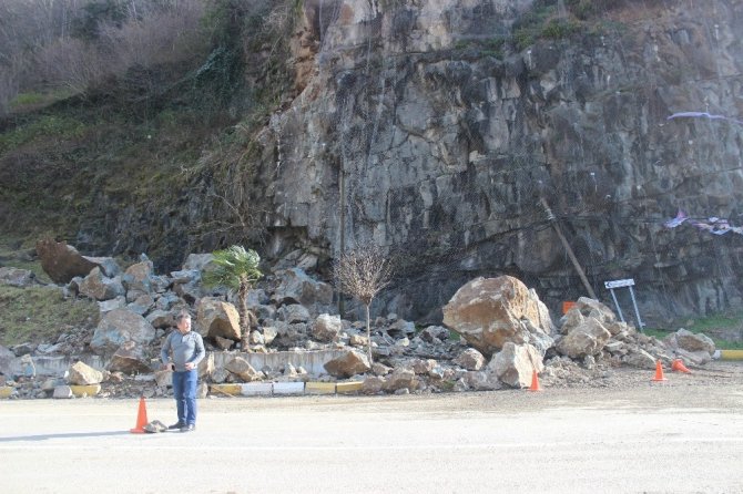 Giresun’daki Heyelan